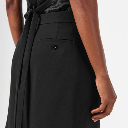 Alex Kick Back Structured Midi Skirt