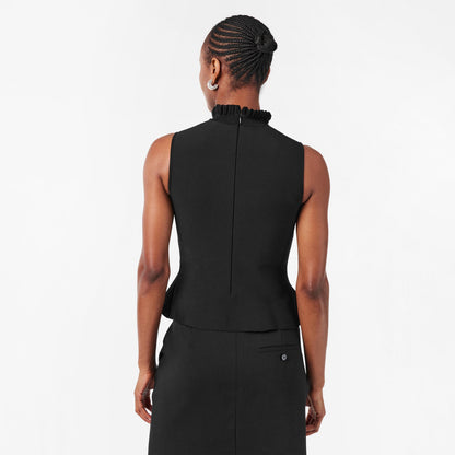 Alex Structured Tailored Peplum Top