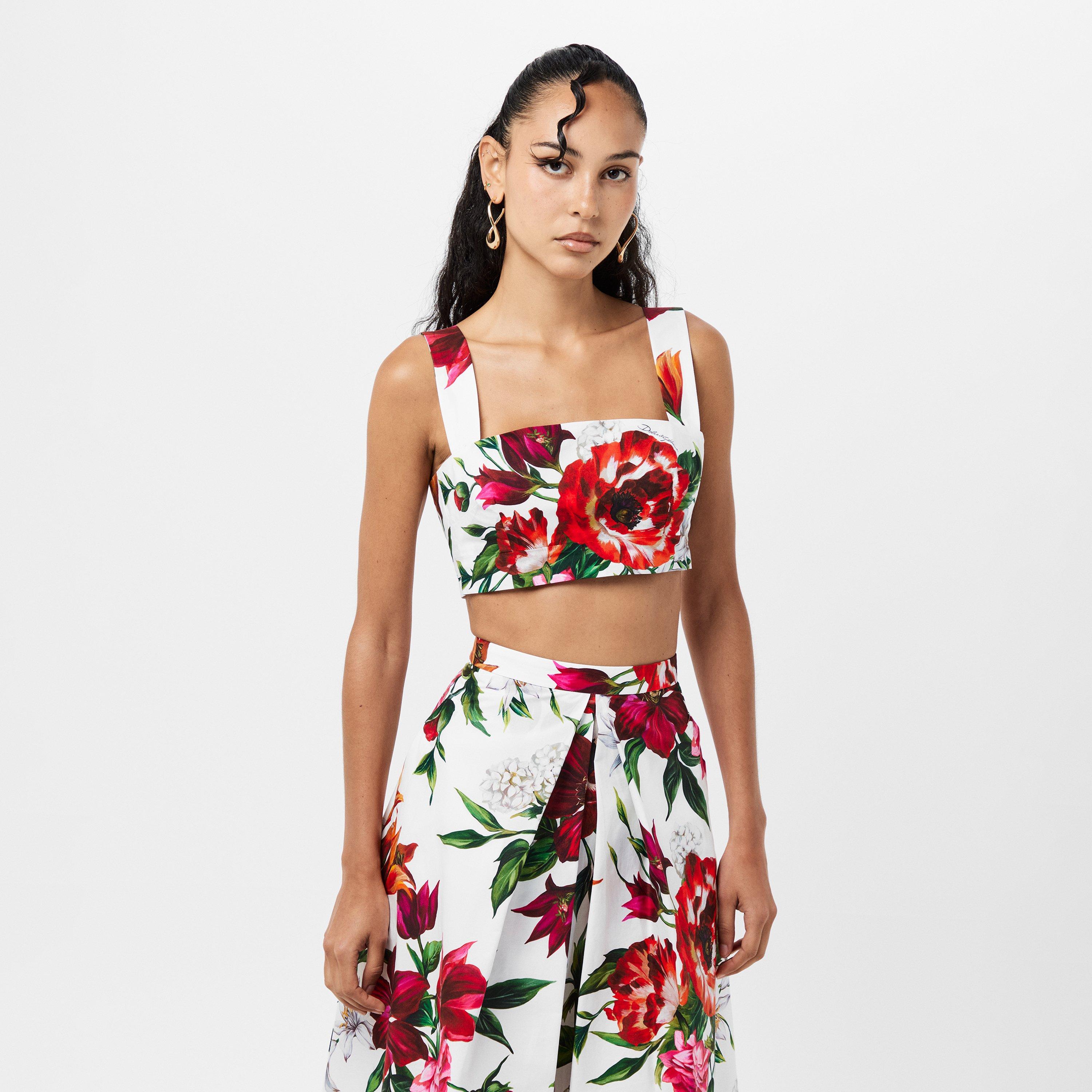 & Short Sleeve Crop Top