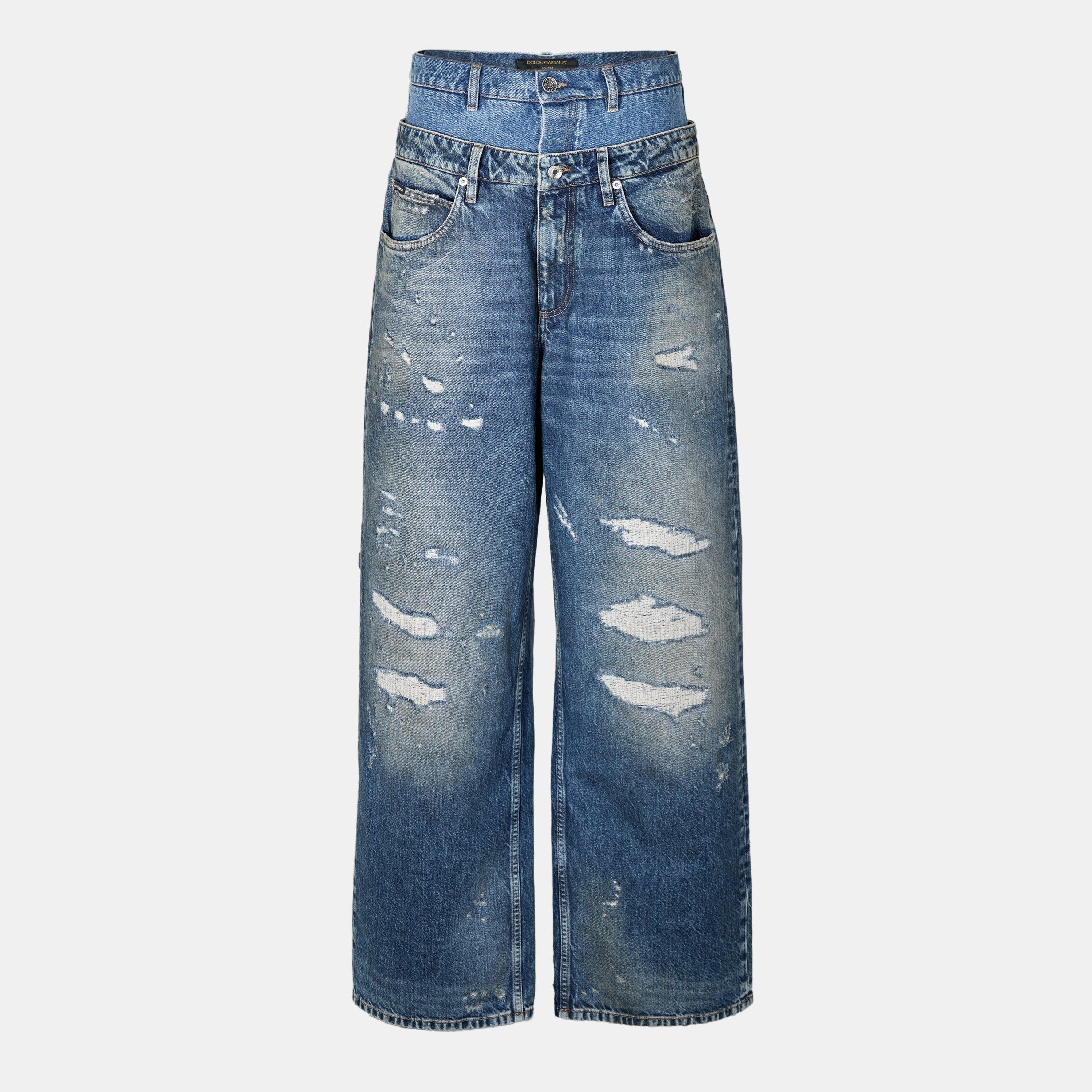 High-Rise Wide Leg Jeans