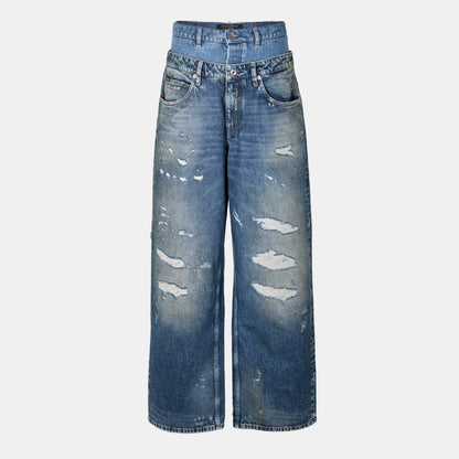 High-Rise Wide Leg Jeans