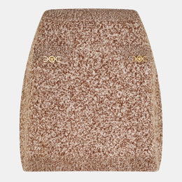 Precision Cut Tailored Mini Skirt