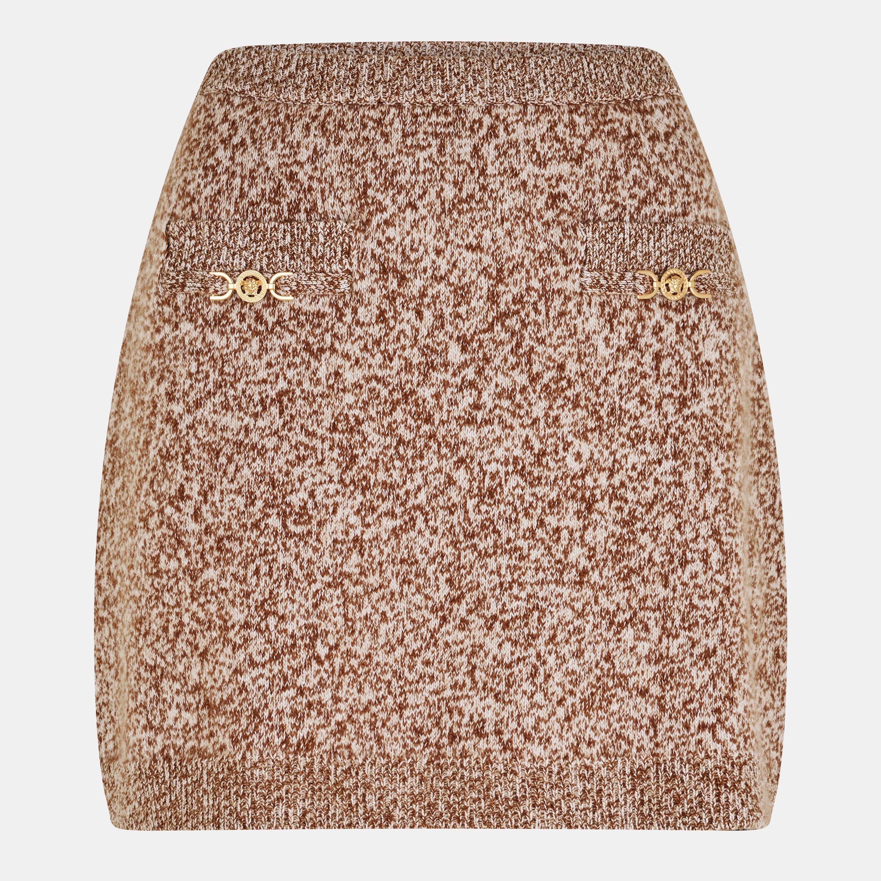 Precision Cut Tailored Mini Skirt