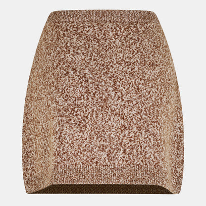Precision Cut Tailored Mini Skirt
