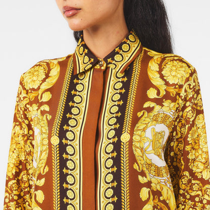 Long Sleeve Patterned Shirt