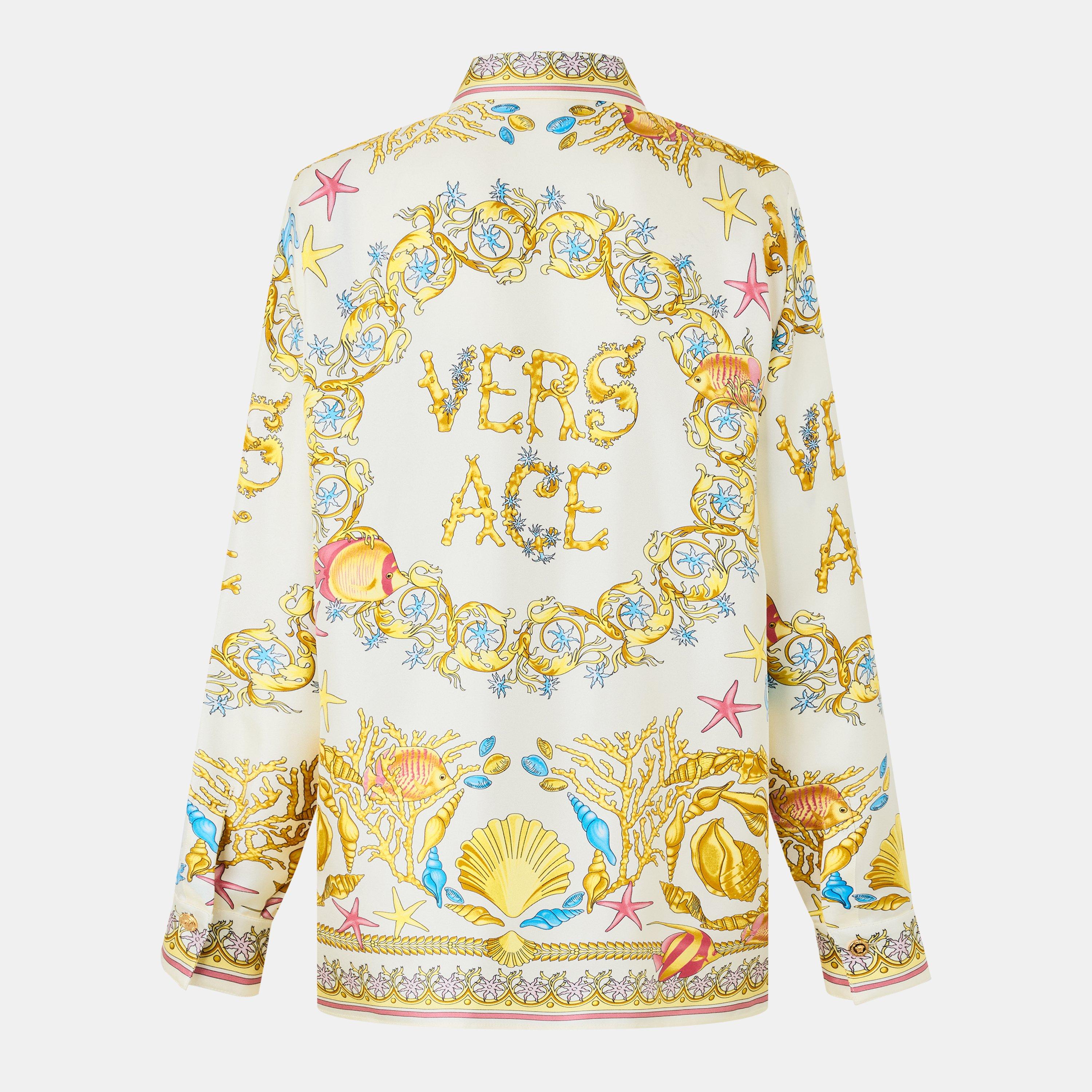 Patterned Long Sleeve Tailored Fit Shirt