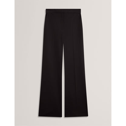High-Waist Flared Trousers