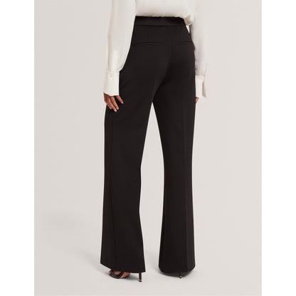 High-Waist Flared Trousers