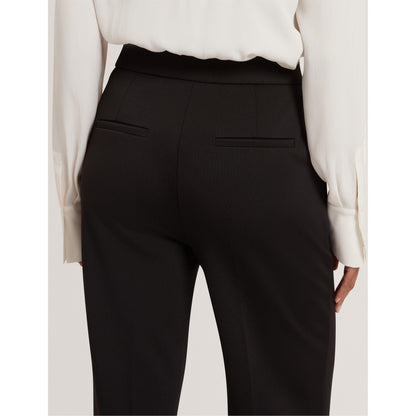 High-Waist Flared Trousers