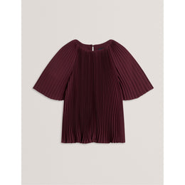 Short Sleeve Pleated Top