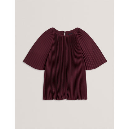 Short Sleeve Pleated Top