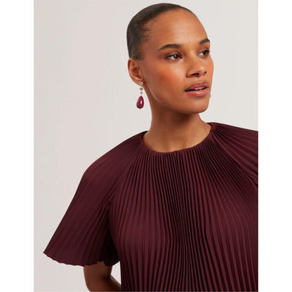 Short Sleeve Pleated Top