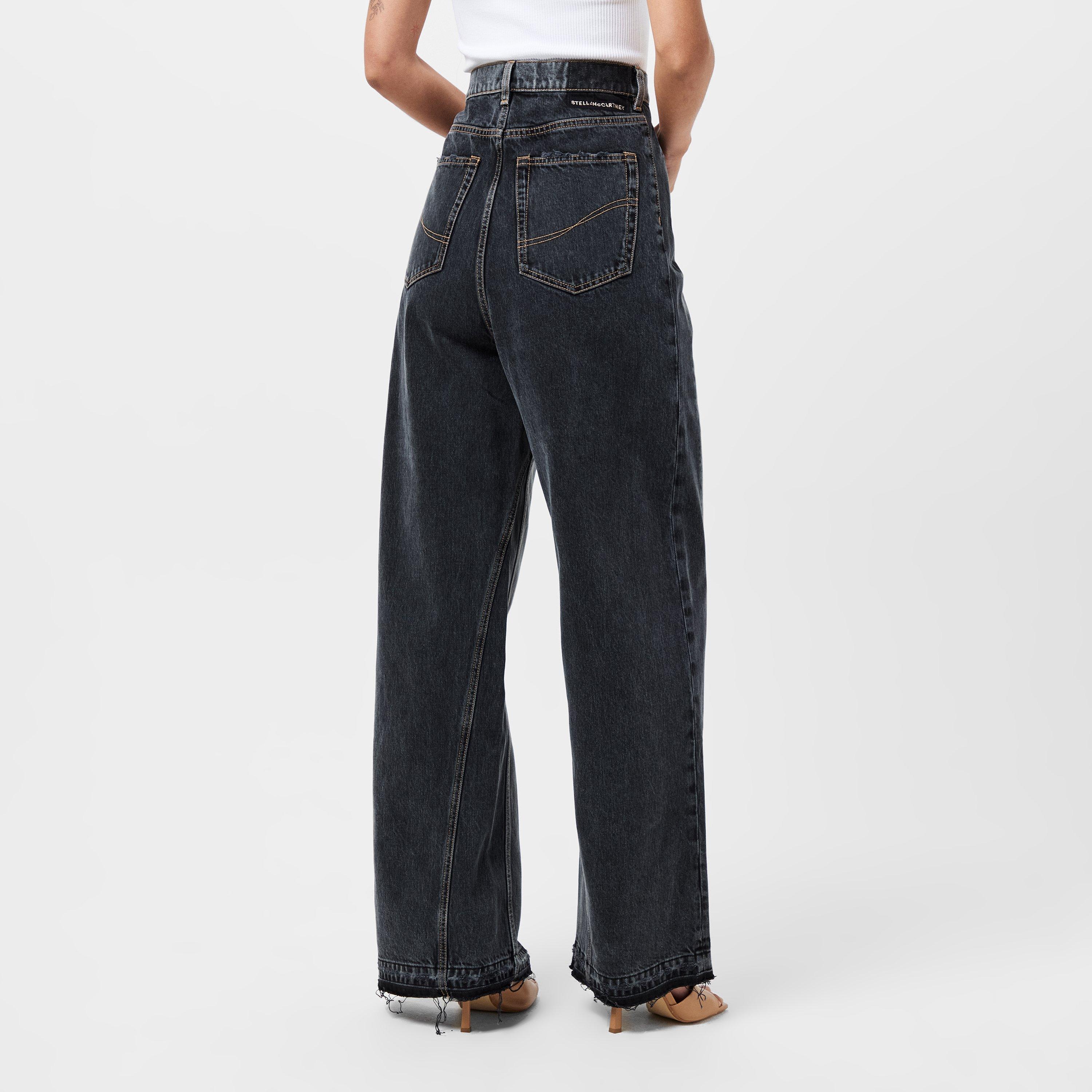 High Rise Wide Leg Jeans