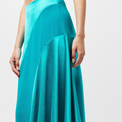 Flowy Satin Skirt