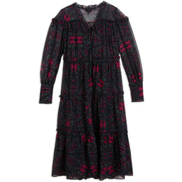 Ellyah Ruffle Midi Dress