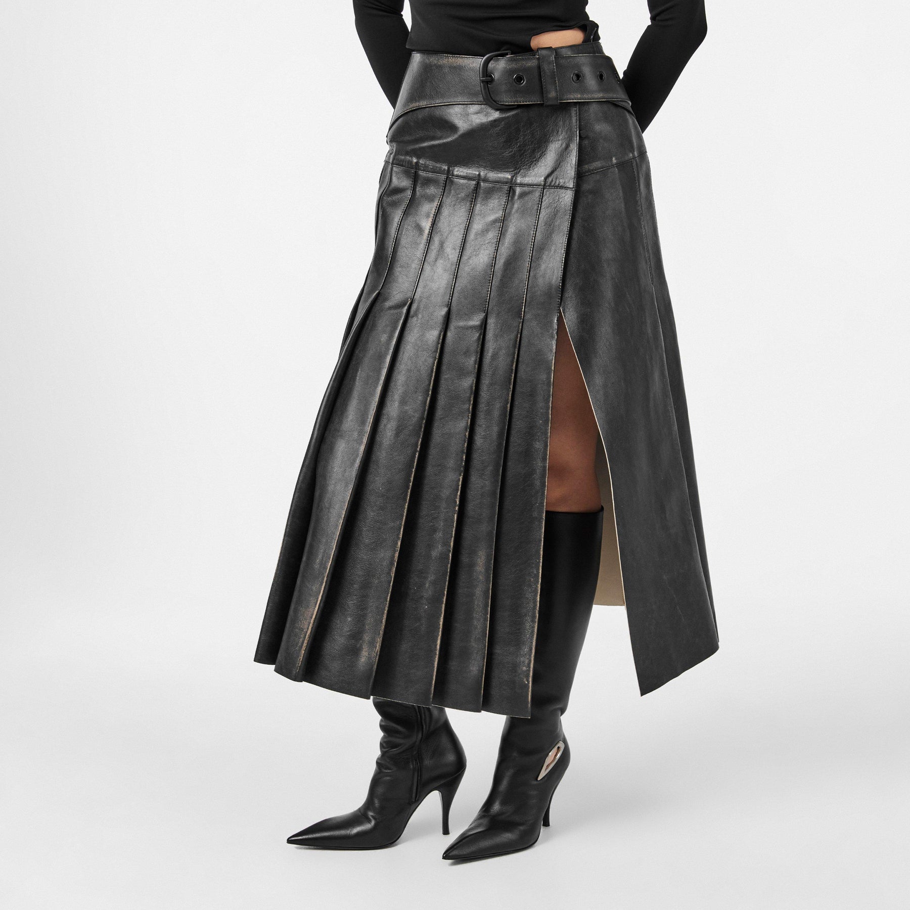 Women's Leather Shorts