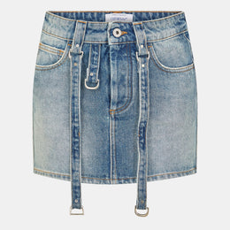 Structured Denim Skirt