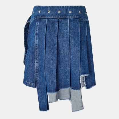 Structured Denim Skirt