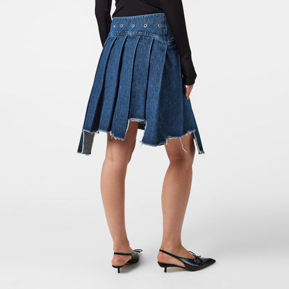 Structured Denim Skirt