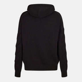 Men's Knitted Hoodie, Fabric Style