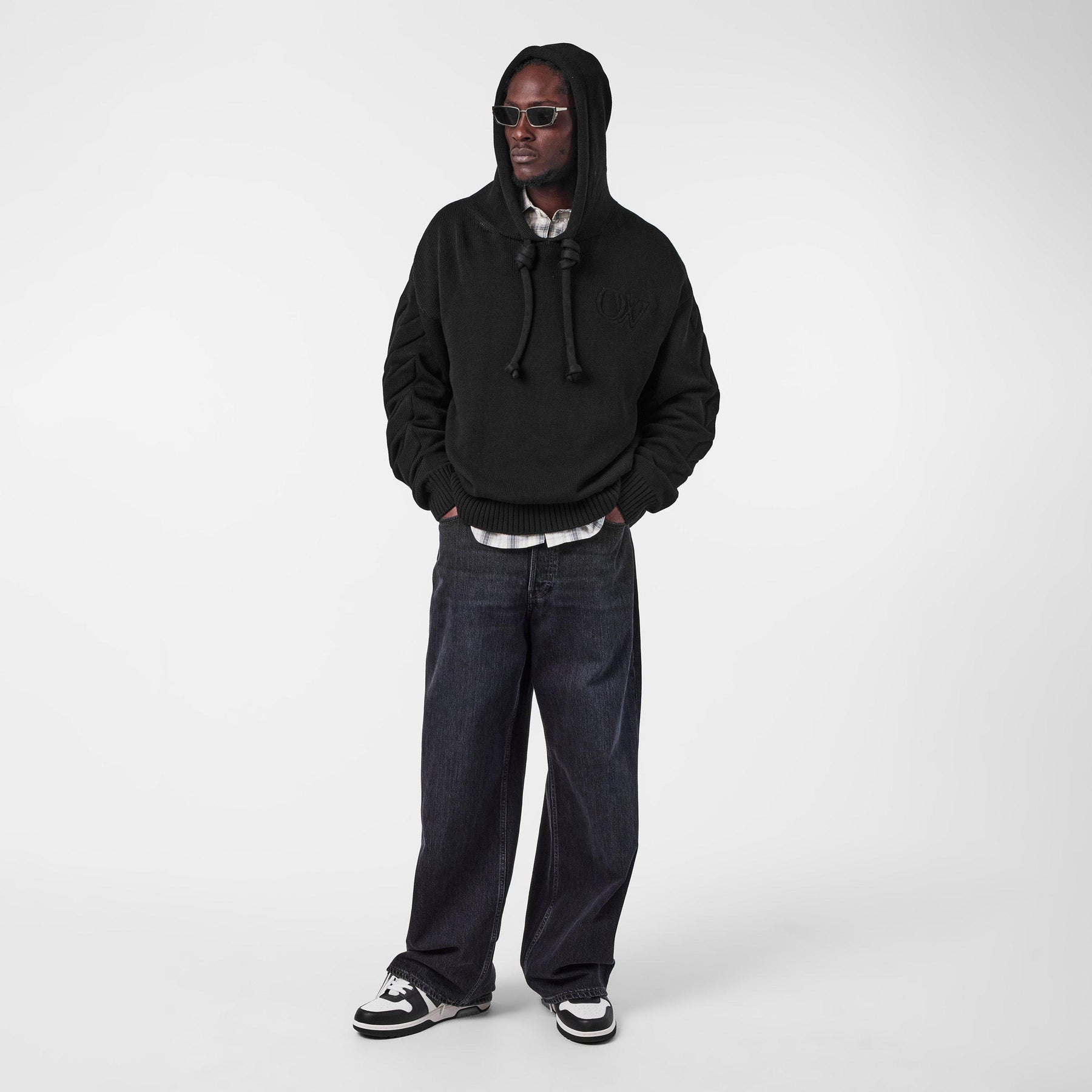 Men's Knitted Hoodie, Fabric Style