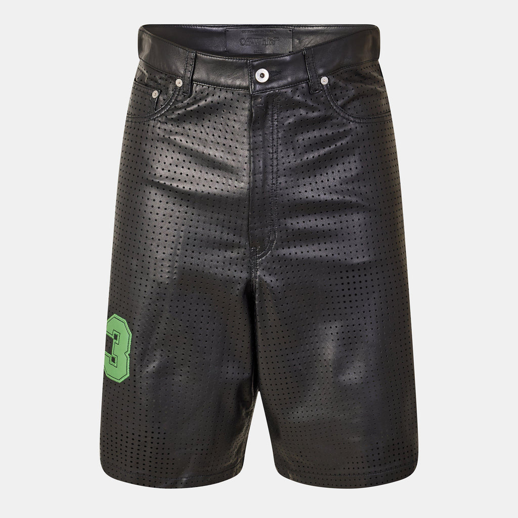 Men's Leather Shorts