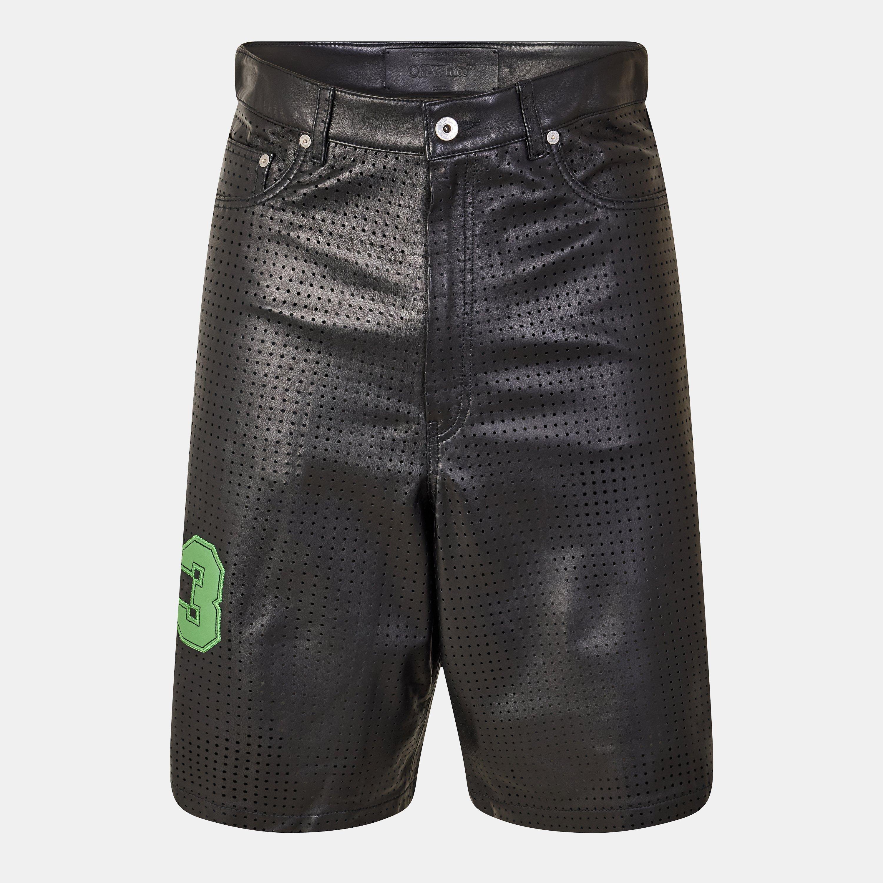 Men's Leather Shorts