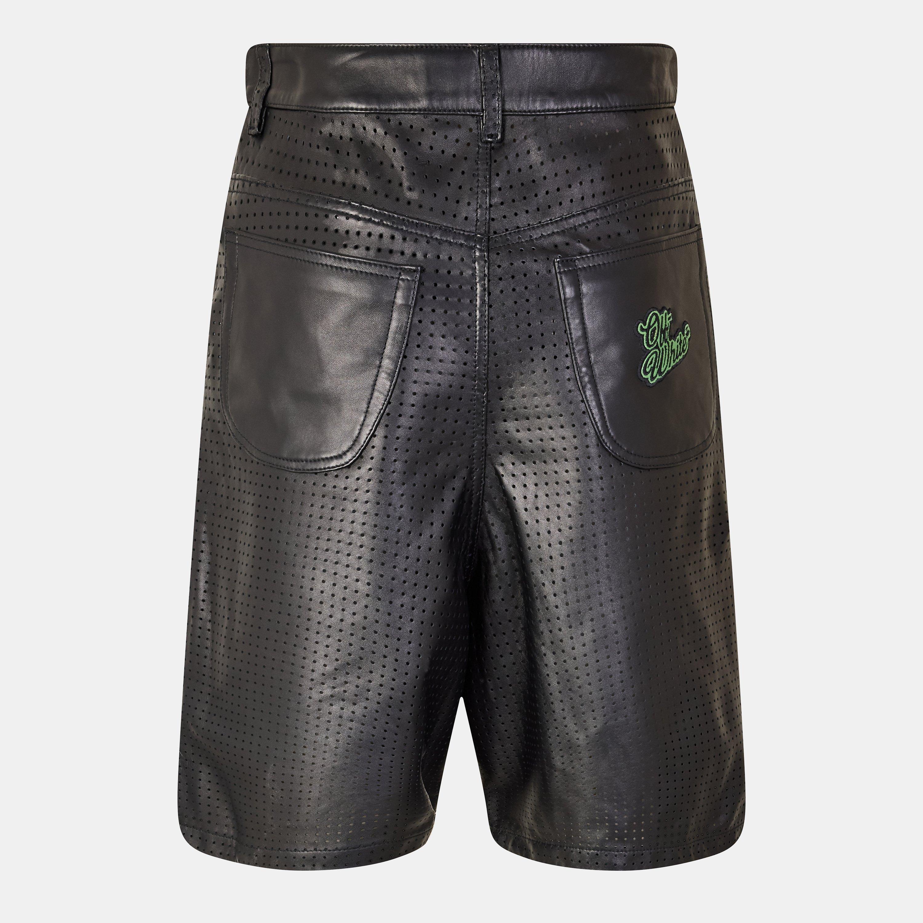 Men's Leather Shorts