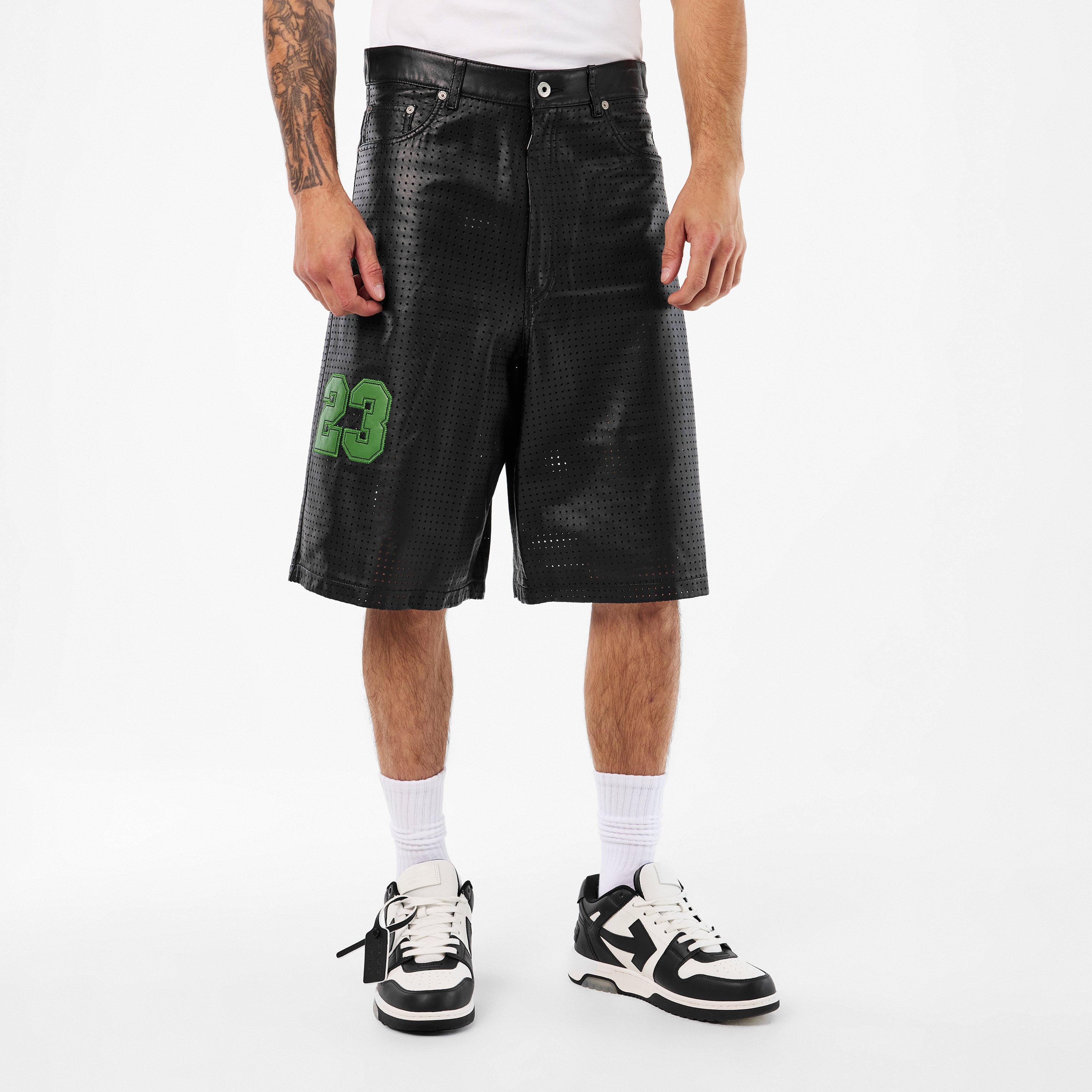Men's Leather Shorts