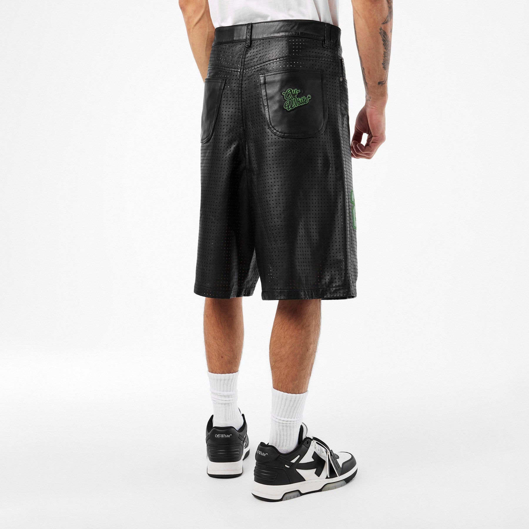 Men's Leather Shorts