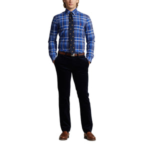 Custom Fit Plaid Oxford Shirt