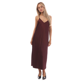 Women's Dechana Satin Longline Slip Dress