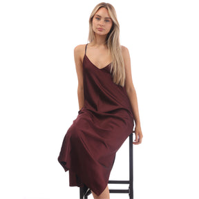 Women's Dechana Satin Longline Slip Dress