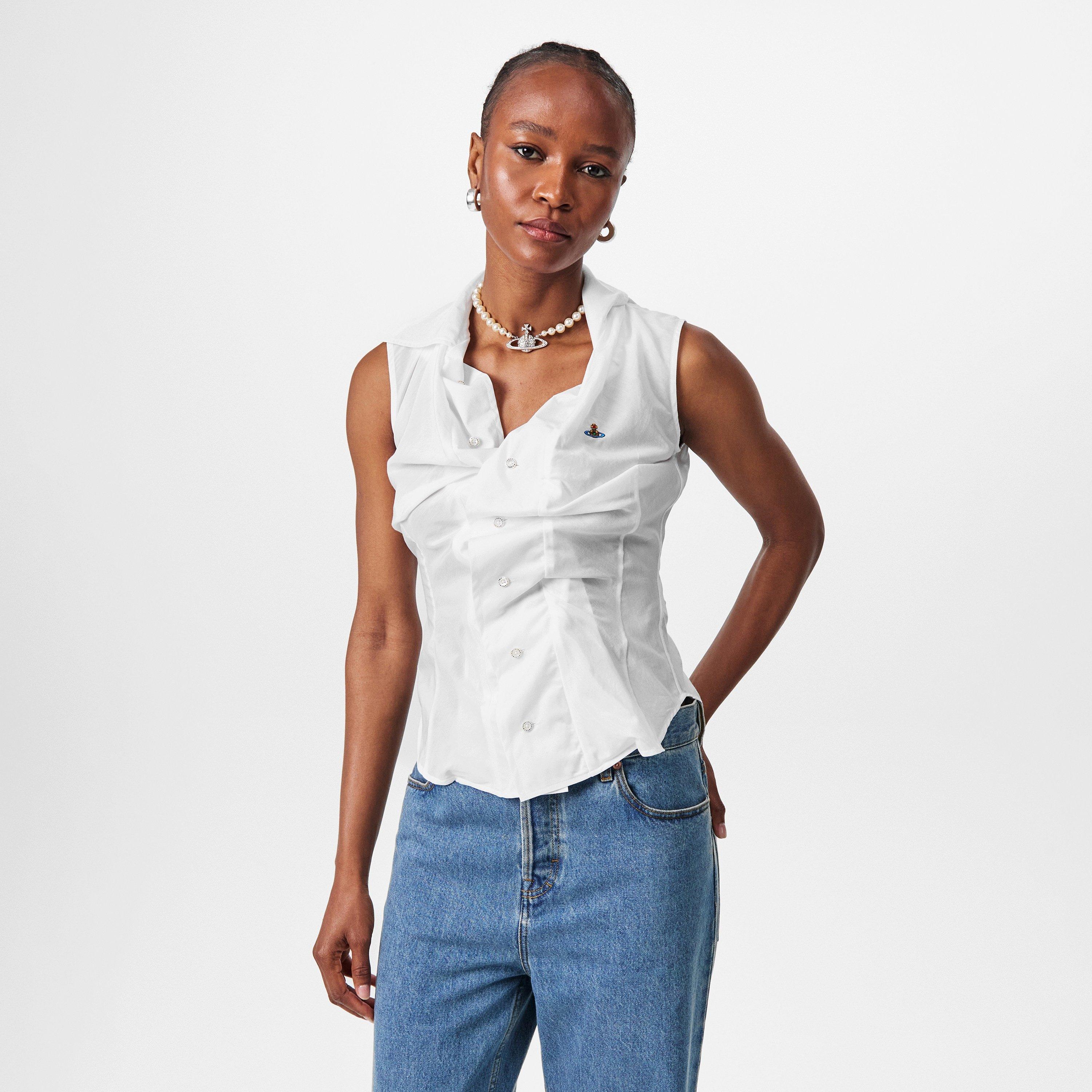Viv Sleeveless Tailored Shirt