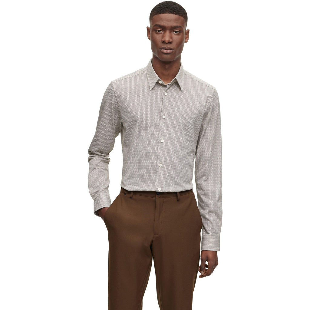 Men's Plain Long-Sleeve Shirt