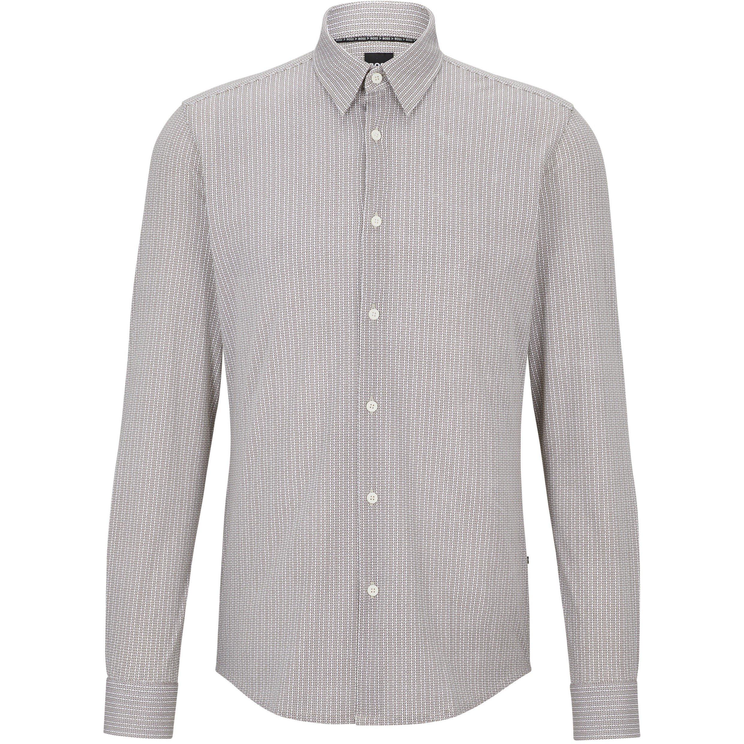 Men's Plain Long-Sleeve Shirt