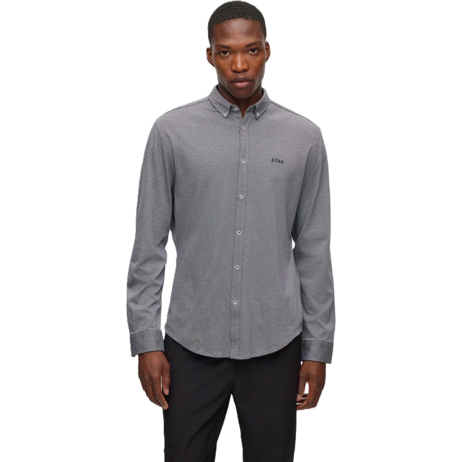 Men's Biado R 10 Plain Long-Sleeve Shirt