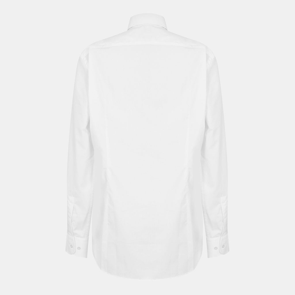 Men's H Hank Spread Plain Long-Sleeve Shirt