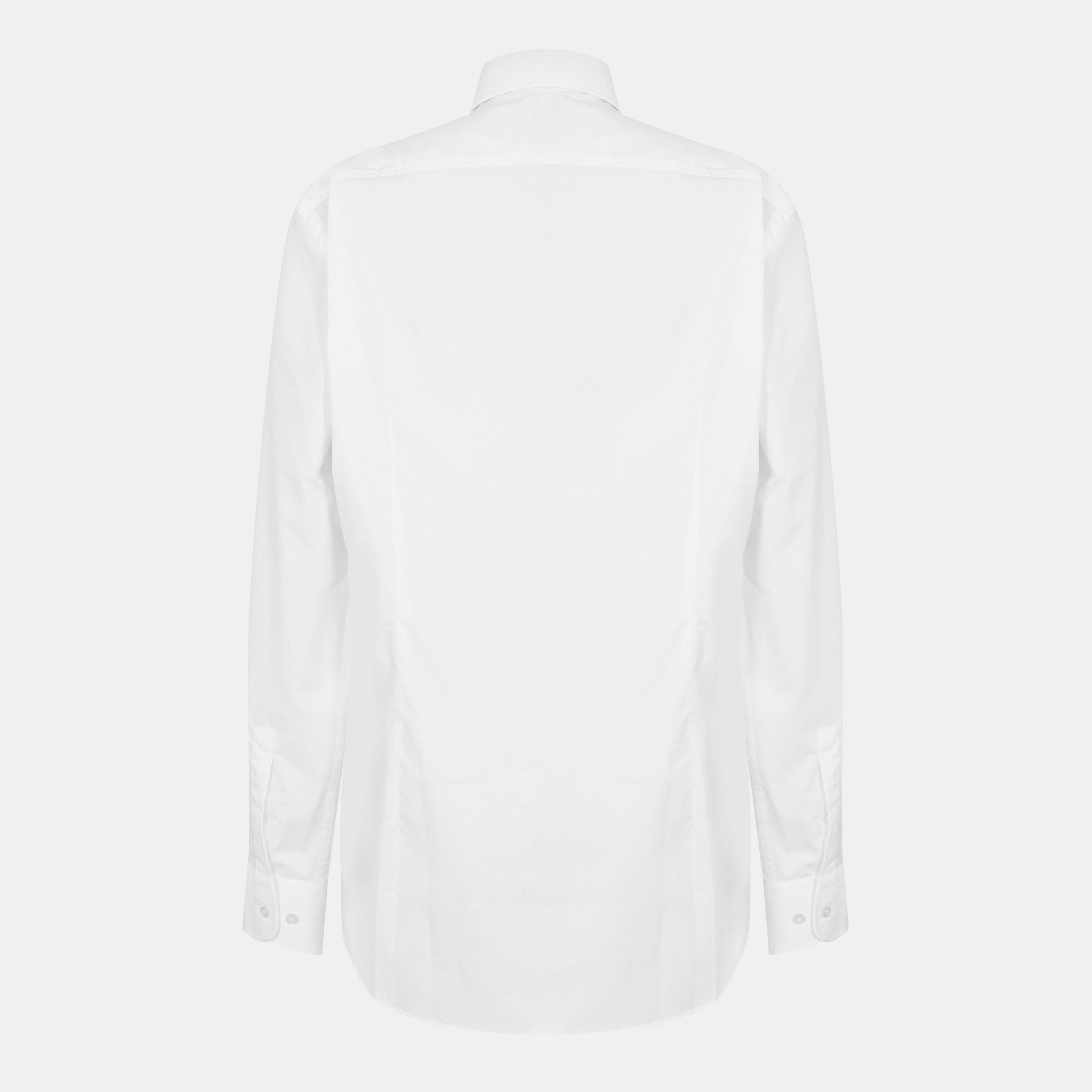 Men's H Hank Spread Plain Long-Sleeve Shirt