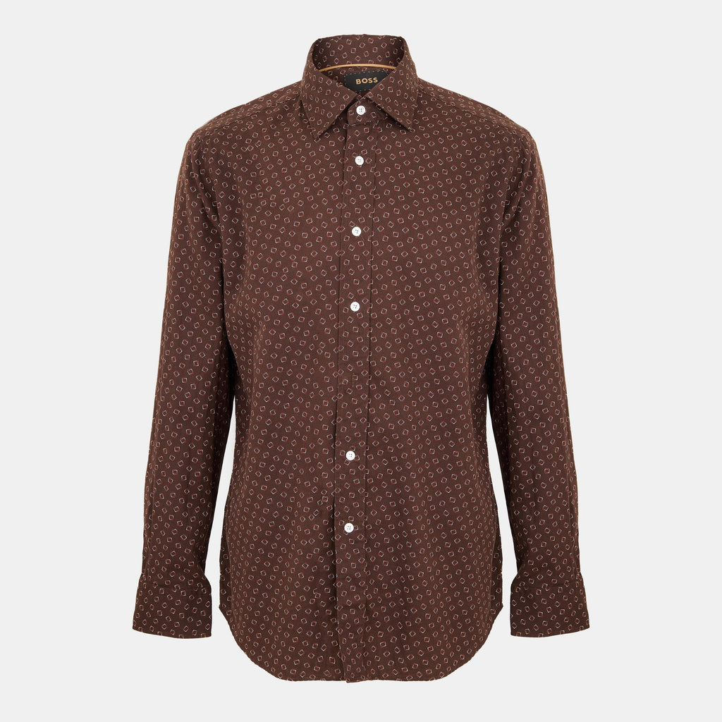 Men's Long-Sleeve Plain Shirt