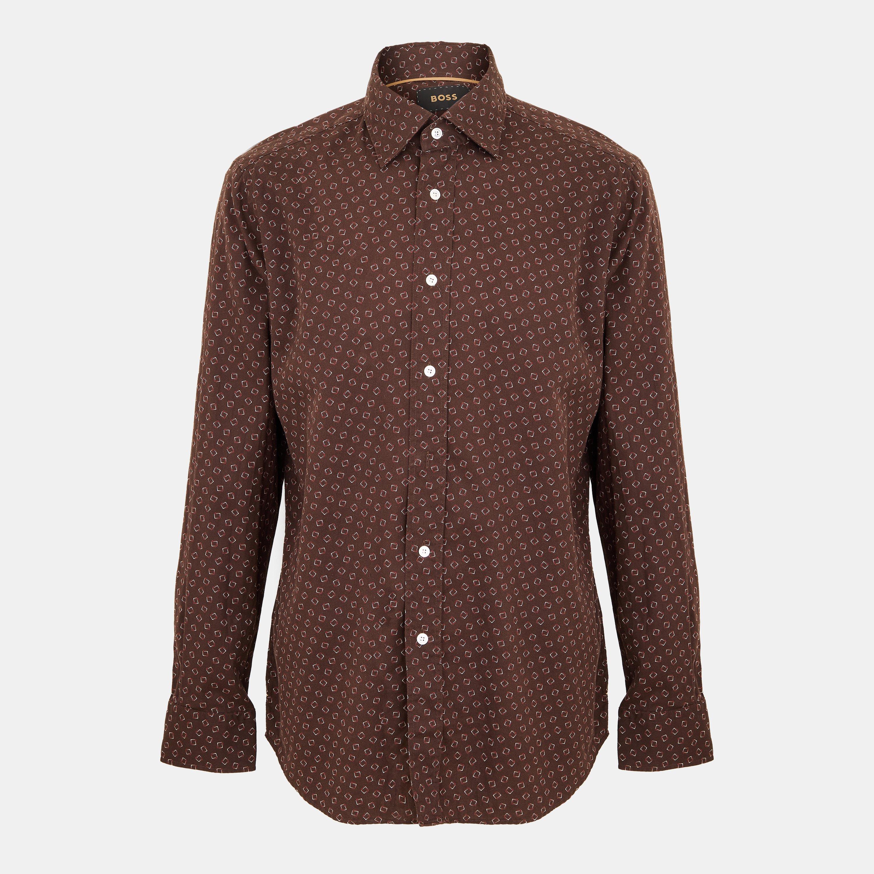 Men's Long-Sleeve Plain Shirt