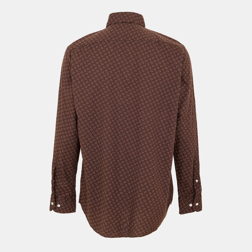 Men's Long-Sleeve Plain Shirt