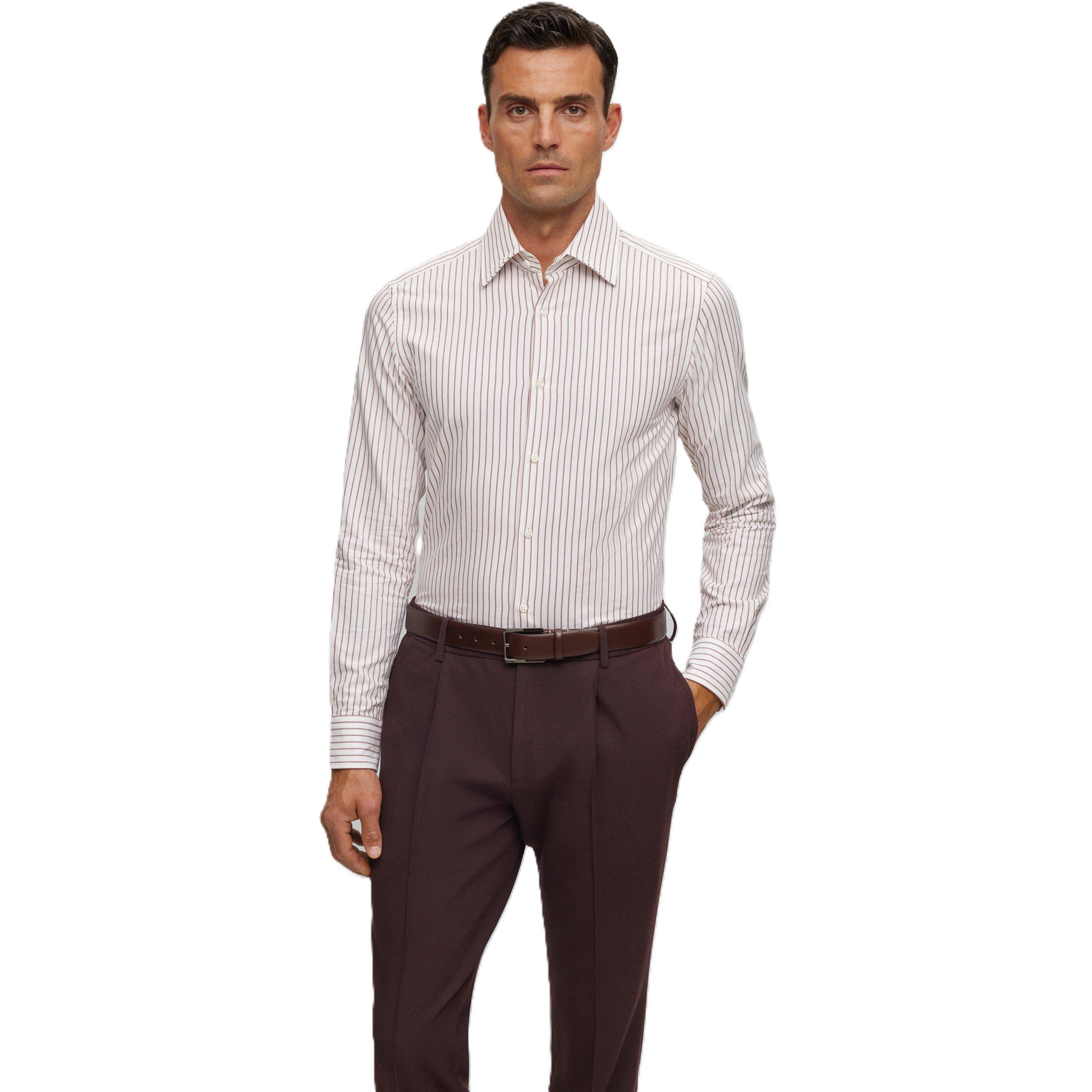 Men's Long-Sleeve Plain Shirt