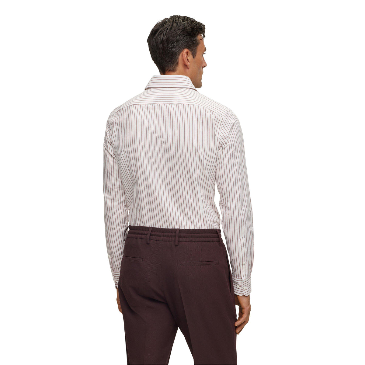 Men's Long-Sleeve Plain Shirt