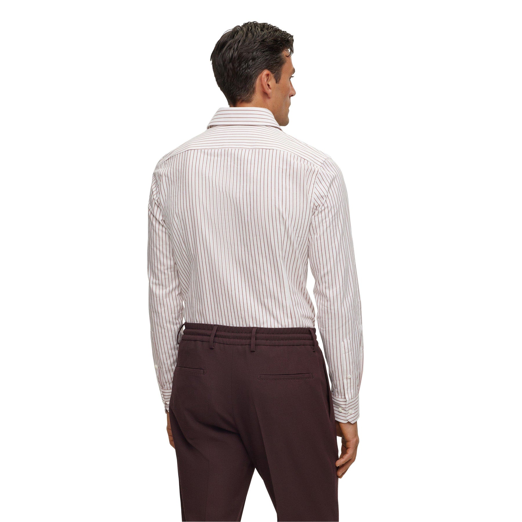 Men's Long-Sleeve Plain Shirt