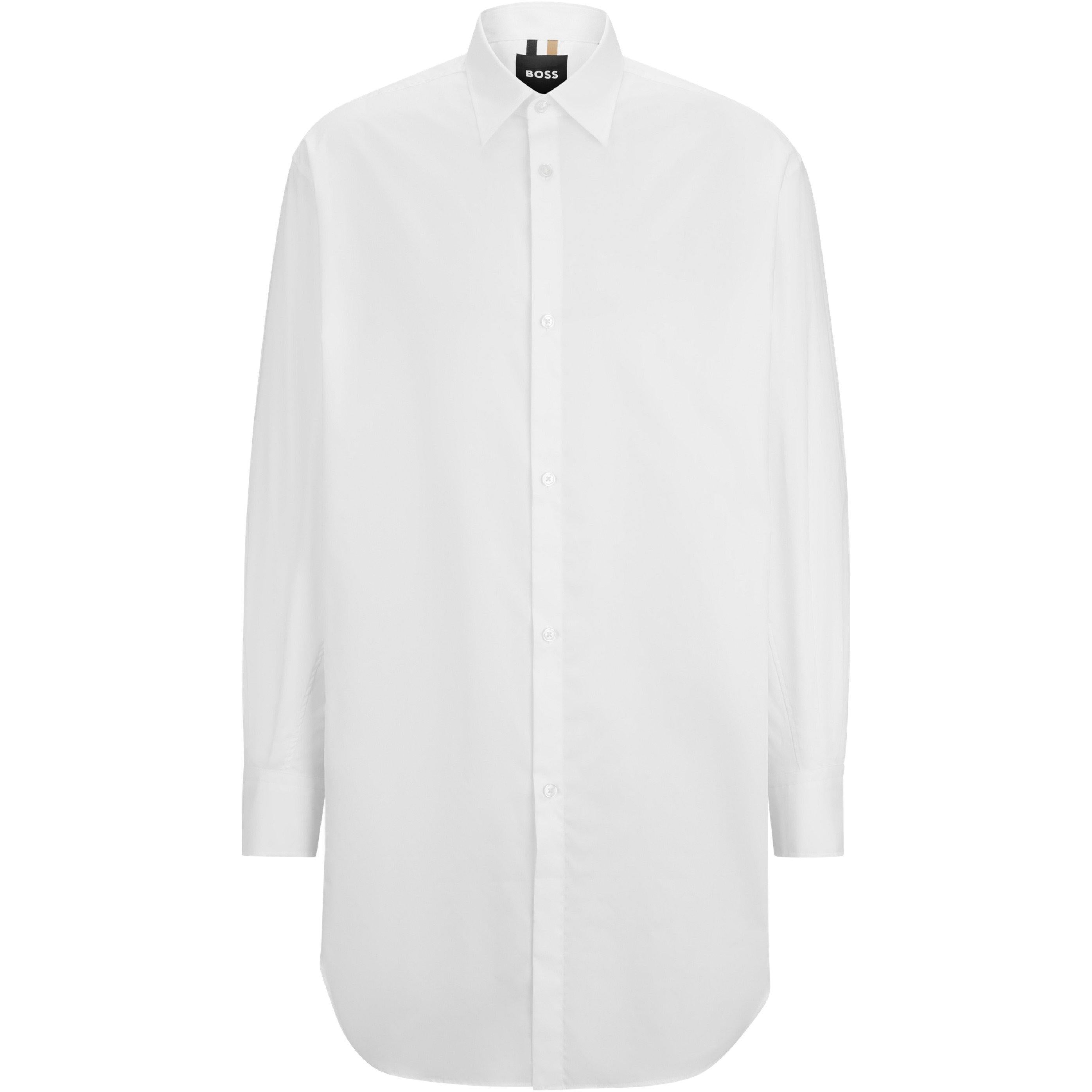 Men's Plain Long-Sleeve Shirt