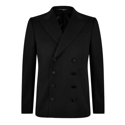 Double Breasted Wool Long Sleeve Formal Jacket