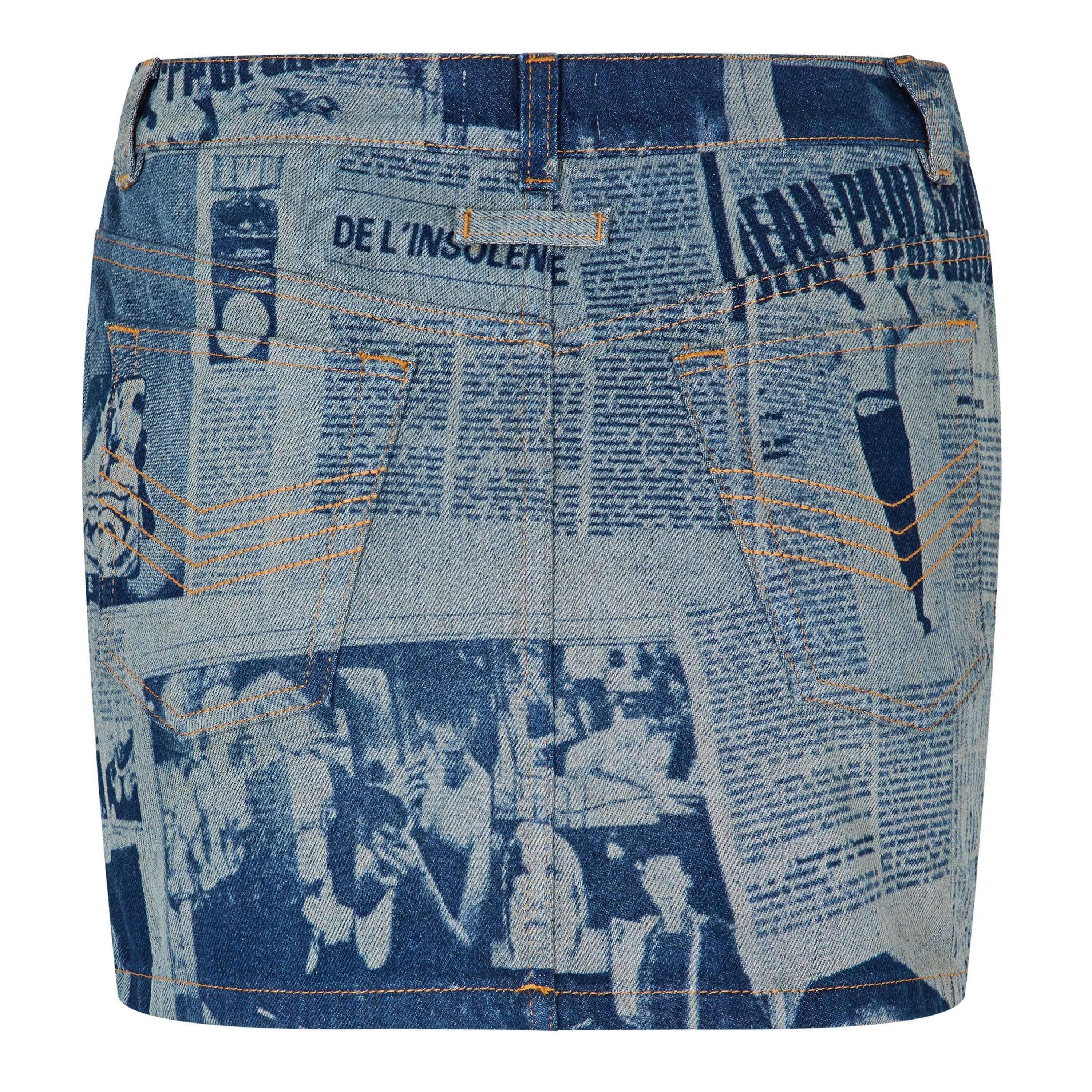 JPG Newspaper Skirt Ld54