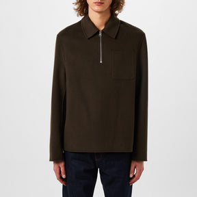 Quarter Zip Knitted Top