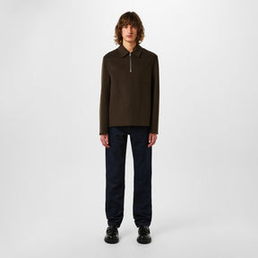 Quarter Zip Knitted Top